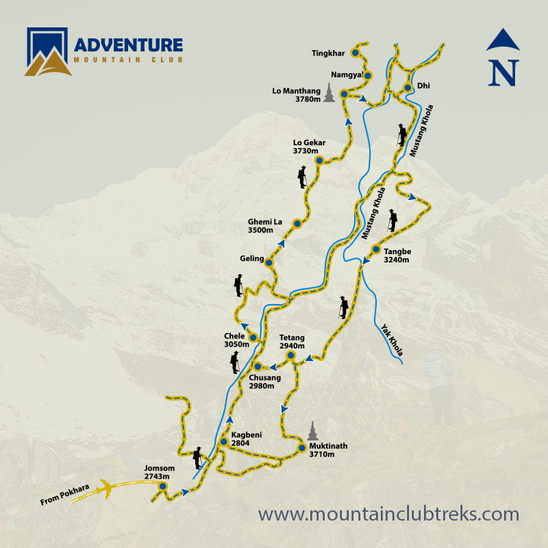 Annapurna Base Camp - Trekking Map